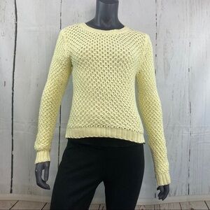 Andrea Jovine pale yellow knit sweater